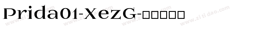 Prida01-XezG字体转换