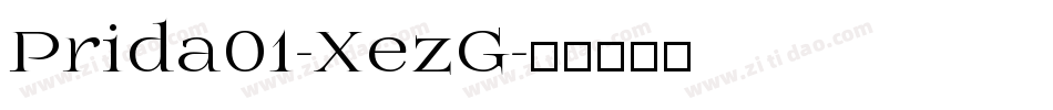 Prida01-XezG字体转换