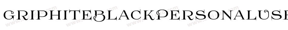 GriphiteBlackPersonalUse-pv61字体转换