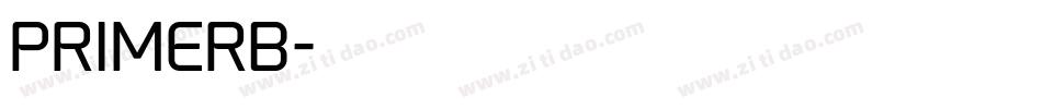 PRIMERB字体转换