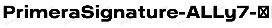 PrimeraSignature-ALLy7字体转换