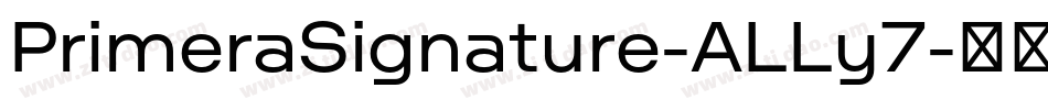 PrimeraSignature-ALLy7字体转换