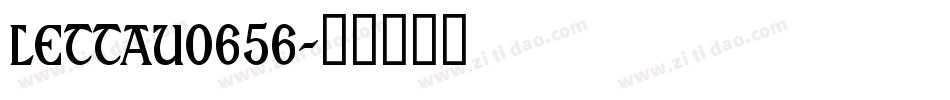 Lettau0656字体转换