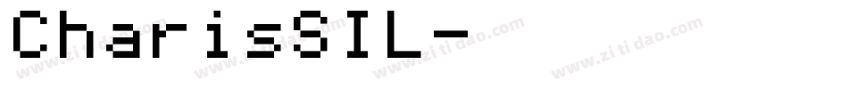 CharisSIL字体转换