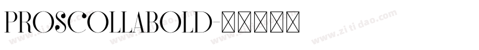 PriscillaBold字体转换