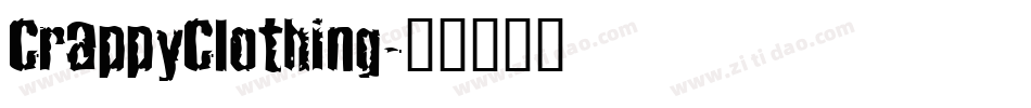 CrappyClothing字体转换