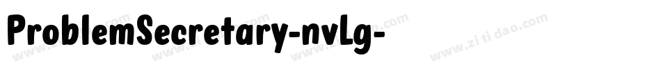 ProblemSecretary-nvLg字体转换