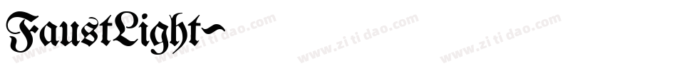 FaustLight字体转换 FaustLight字体转换
