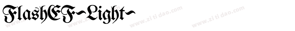 FlashEF-Light字体转换 FlashEF-Light字体转换