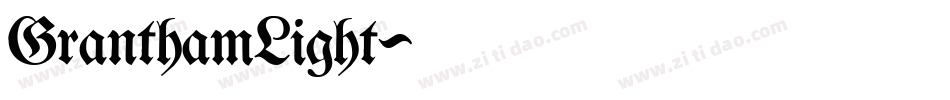 GranthamLight字体转换