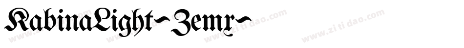 KabinaLight-Zemx字体转换