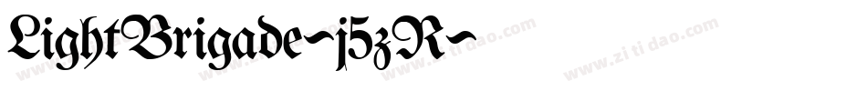 LightBrigade-j5zR字体转换