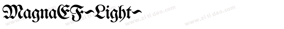 MagnaEF-Light字体转换