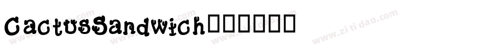 CactusSandwich字体转换