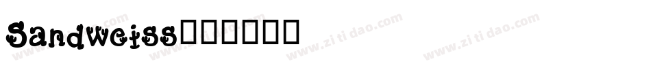 Sandweiss字体转换