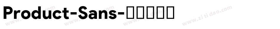 Product-Sans字体转换