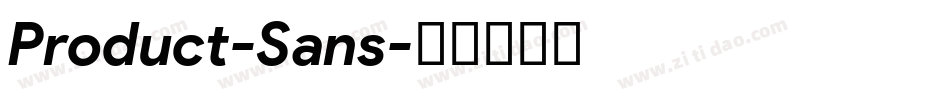 Product-Sans字体转换