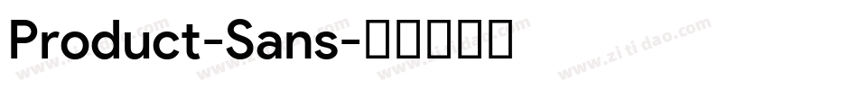 Product-Sans字体转换