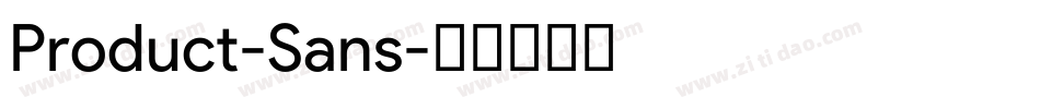 Product-Sans字体转换