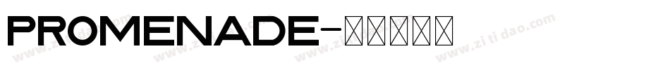 Promenade字体转换