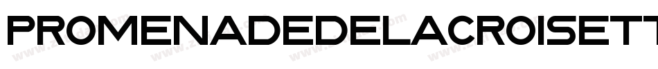 PromenadedelacroisetteReg-BWLLG字体转换