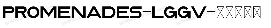 Promenades-lGgV字体转换