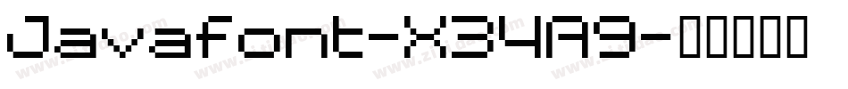 Javafont-X34A9字体转换