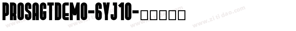 ProsaGtDemo-6Yj1o字体转换