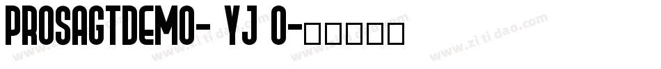 ProsaGtDemo-6Yj1o字体转换