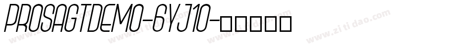 ProsaGtDemo-6Yj1o字体转换