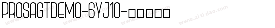 ProsaGtDemo-6Yj1o字体转换