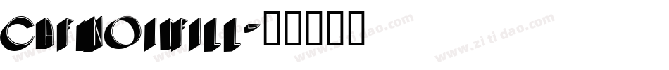 CafeNoirFill字体转换