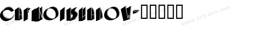 CafeNoirShadow字体转换