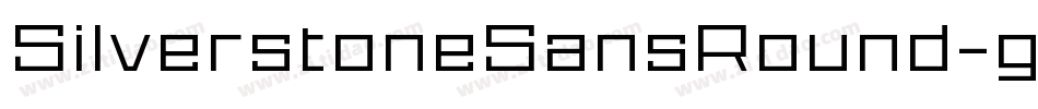 SilverstoneSansRound-gxw06字体转换