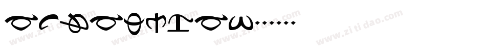 AFHadrian字体转换