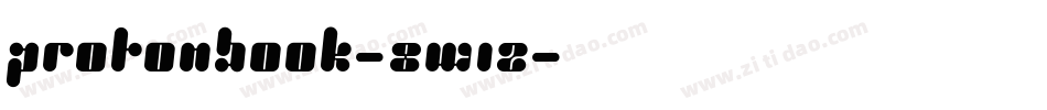 ProtonBook-8w1z字体转换