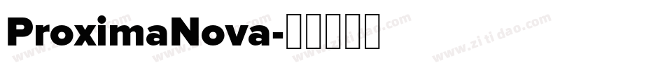 ProximaNova字体转换