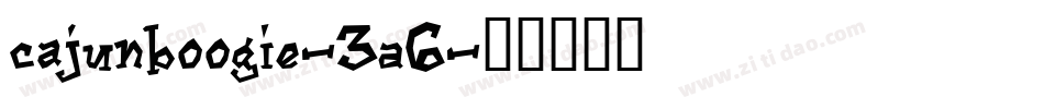 CajunBoogie-3A6字体转换