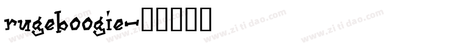 RugeBoogie字体转换