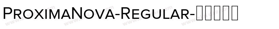 ProximaNova-Regular字体转换