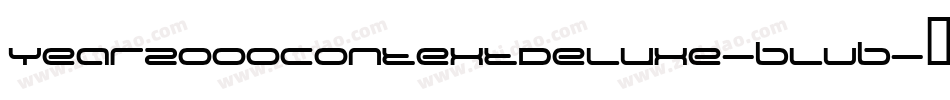 Year2000ContextDeluxe-BLVB字体转换