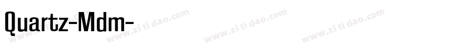 Quartz-Mdm字体转换