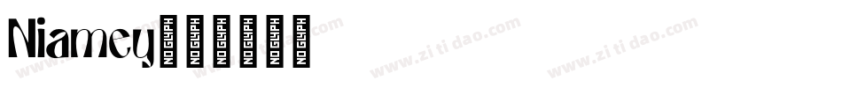 Niamey字体转换