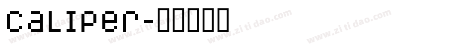 Caliper字体转换