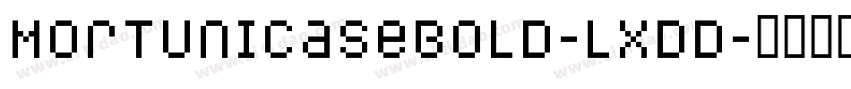 MortUnicaseBold-lxdD字体转换