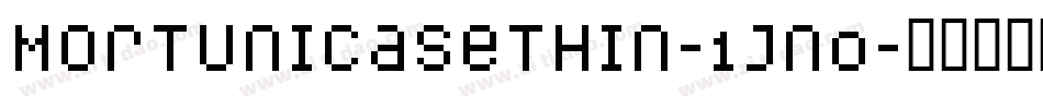 MortUnicaseThin-1jn0字体转换