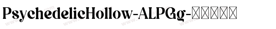 PsychedelicHollow-ALPGg字体转换