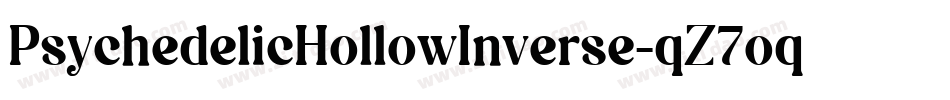 PsychedelicHollowInverse-qZ7oq字体转换