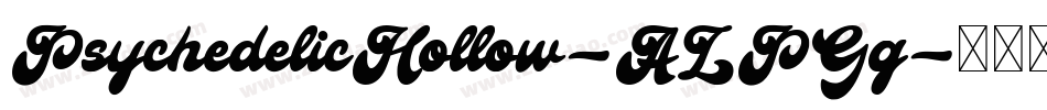 PsychedelicHollow-ALPGg字体转换