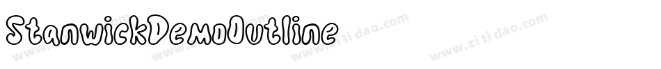 StanwickDemoOutline字体转换